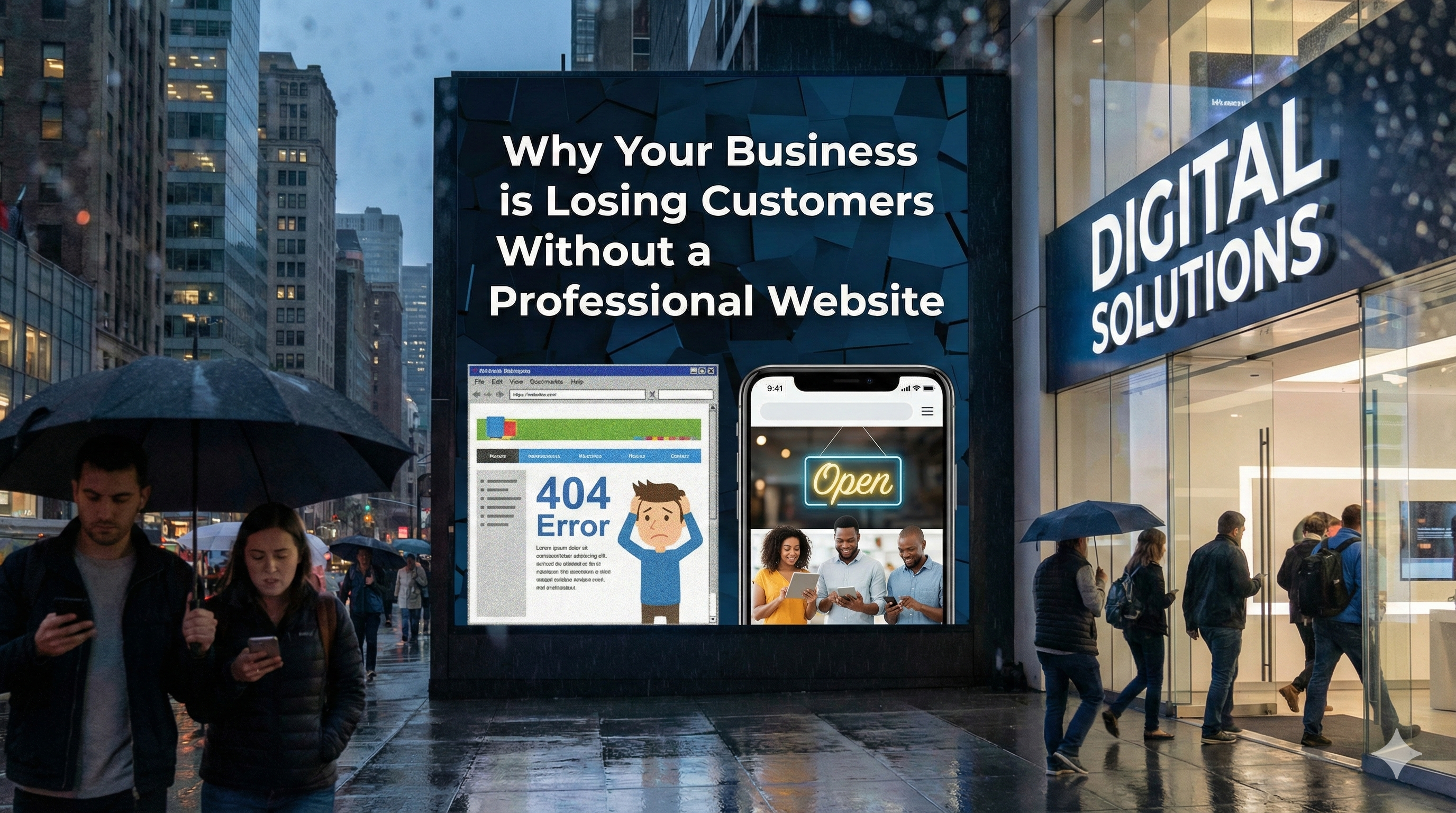 Why Your Business is Losing Customers Without a Professional Website